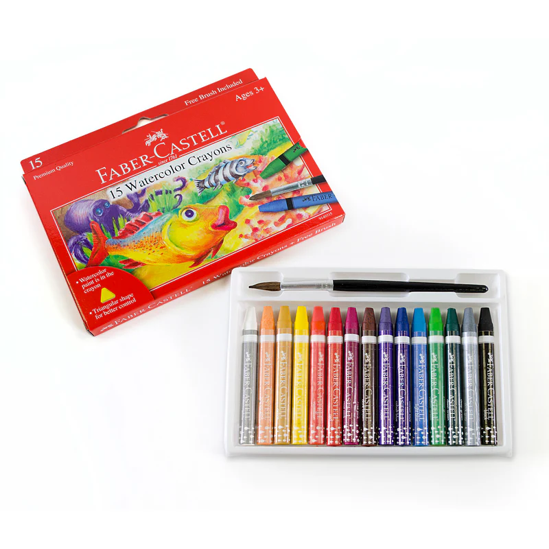 15 Watercolor Crayons - #9140315