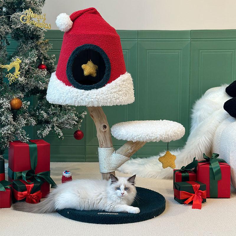 Christmas Removable Cat Tree Bed Climber