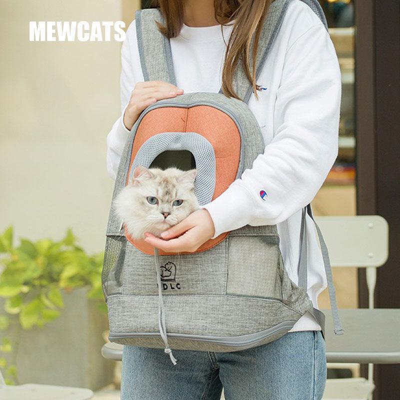Cat Carrier Front Pack Transport Bag Travel Backpack