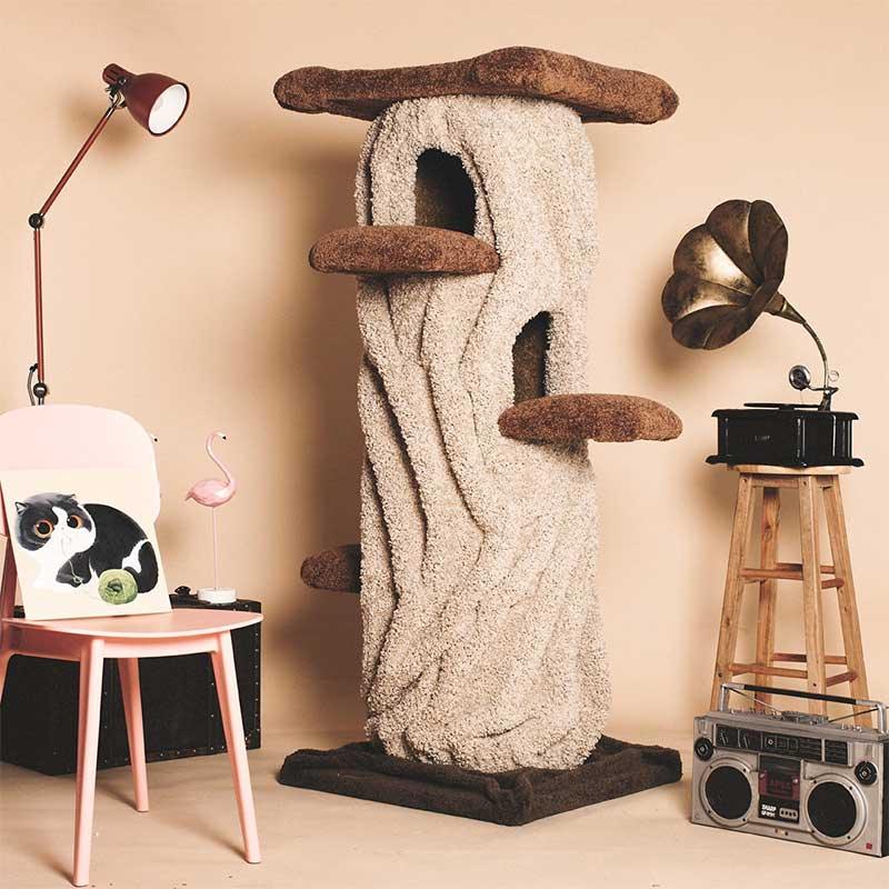 Luxury Cat Condo 2 Color Climbing Frame Tree