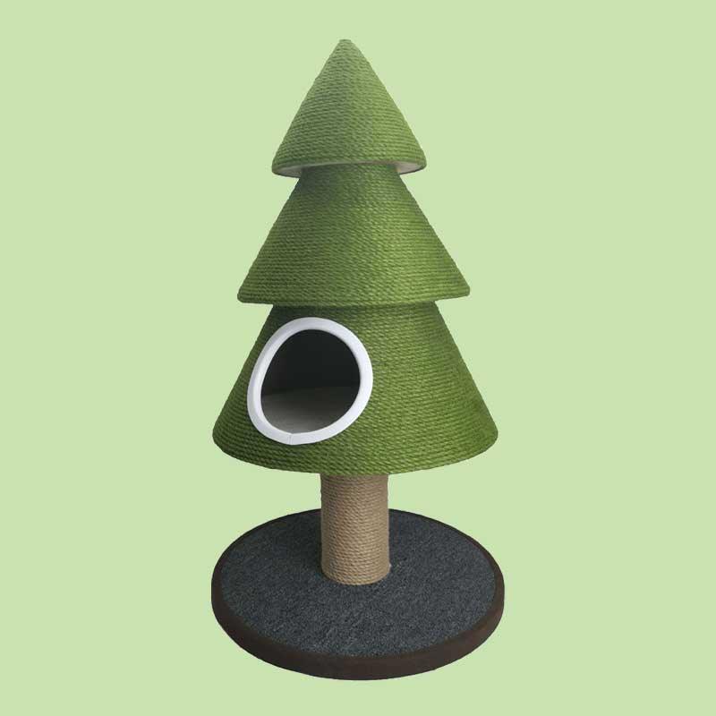 Large Christmas Tree Cat Bed Sisal Climbing Frame