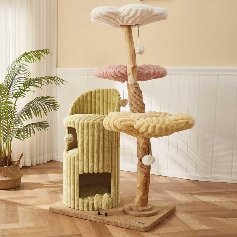 Flower Large Cat Climbing Frame Luxury Cat Tree