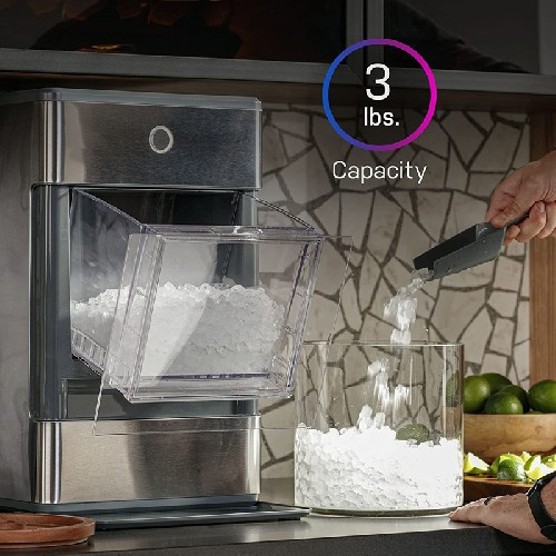 💥$35.98 TODAY ONLY ICE MAKER+SIDE TANK+FREE ICE BUCKET*1 CLEARANCE PR🥶