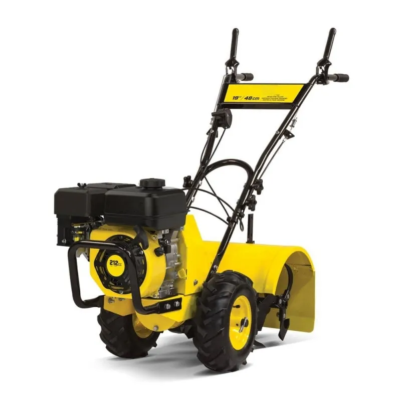 ⚡Clearance Sale $36.99⚡Stock-19-inch 212cc four-stroke tiller with self-propelled agricultural tires(Buy two free shipping)