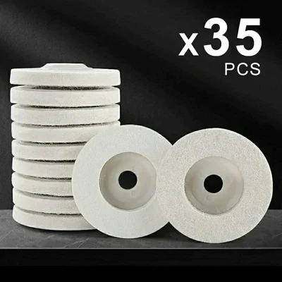 Wool Felt Polishing Wheel Disc Pack (Pack of 5) - 🎉Buy More Save More🎉