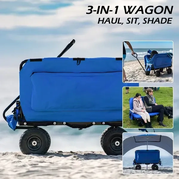 🔥The last day of Summer Sale - All-Terrain Multi-Purpose Utility Wagon