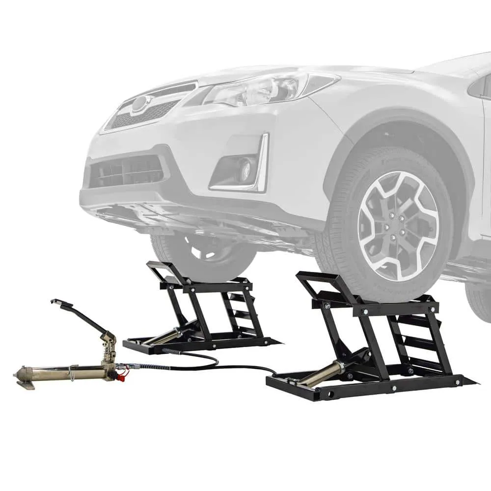 📢Factory Promotion✨Per Pair Capacity Hydraulic Underbody Access Car Lift with Ramp - 3,000 lbs