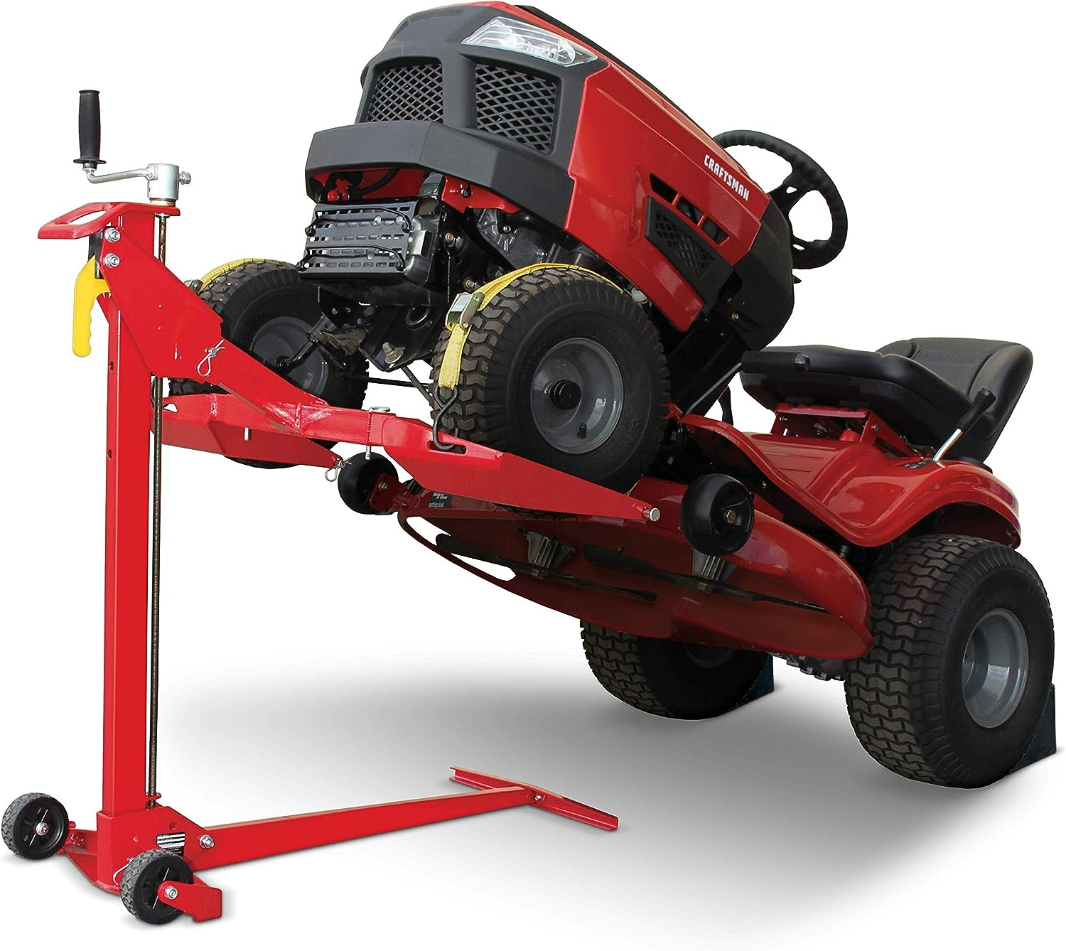 🎁Year-end sale 80% off🎉Riding Lawn Mower Lift, 450lb Lifting Capacity