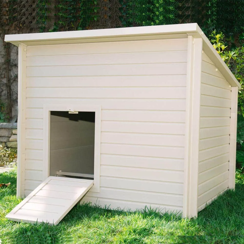 New Age Pet Fontana ECOFLEX Tan Jumbo Chicken Barn ECHK503_B