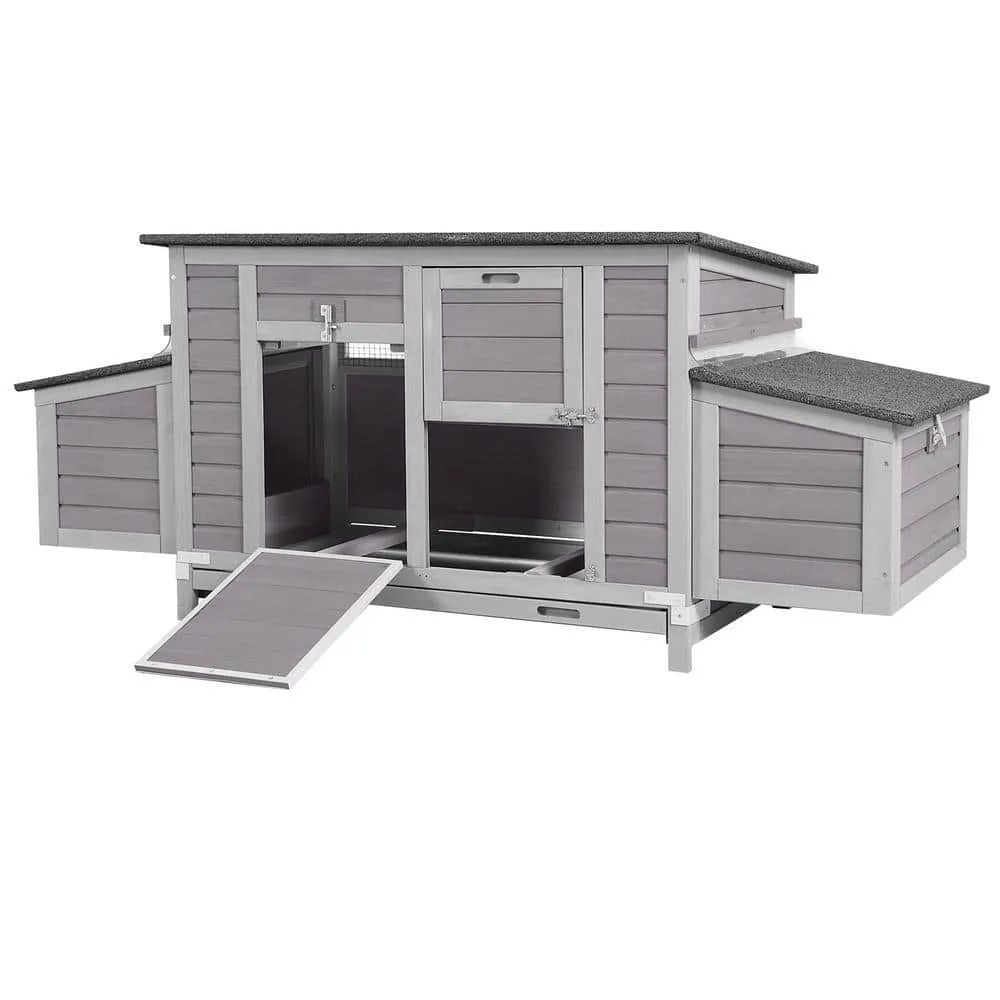 aivituvin Wooden Chicken Coop for 2-4 Chickens AIR69