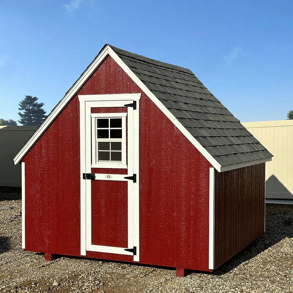 Little Cottage Co. Value 8 ft. x 10 ft. A-Frame Chicken Coop Precut Kit with Floor 8x10 VAFC-WPC-FK