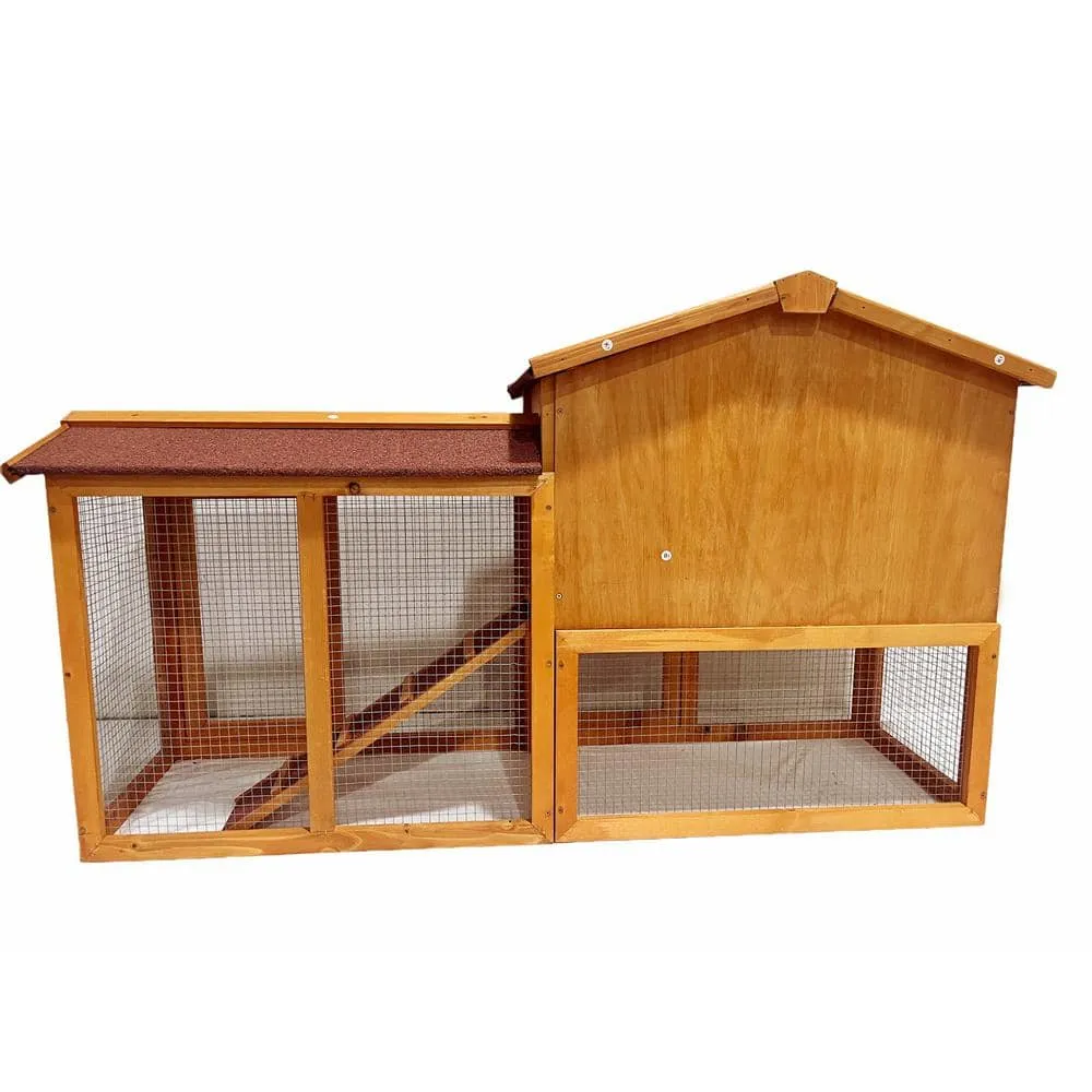 57.08 in. W Solid Wood Wearable and Strong Chicken Coops for Playground fvf1savd