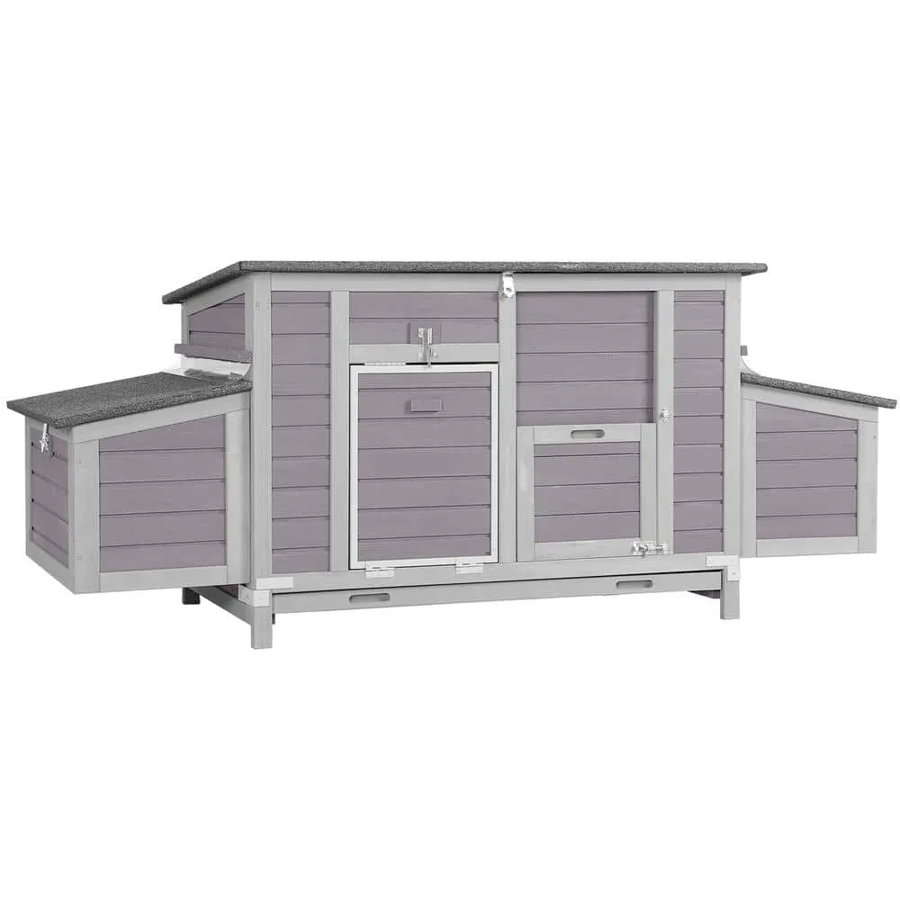 aivituvin Wooden Chicken Coop for 2-4 Chickens AIR69