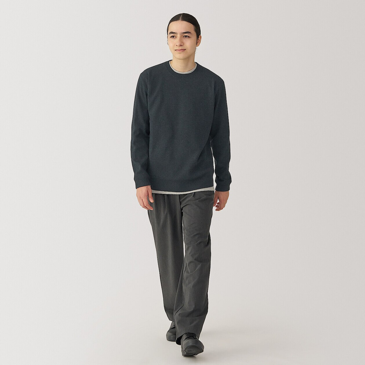 Men's Milano Rib Crew Neck Long Sleeve Jumper