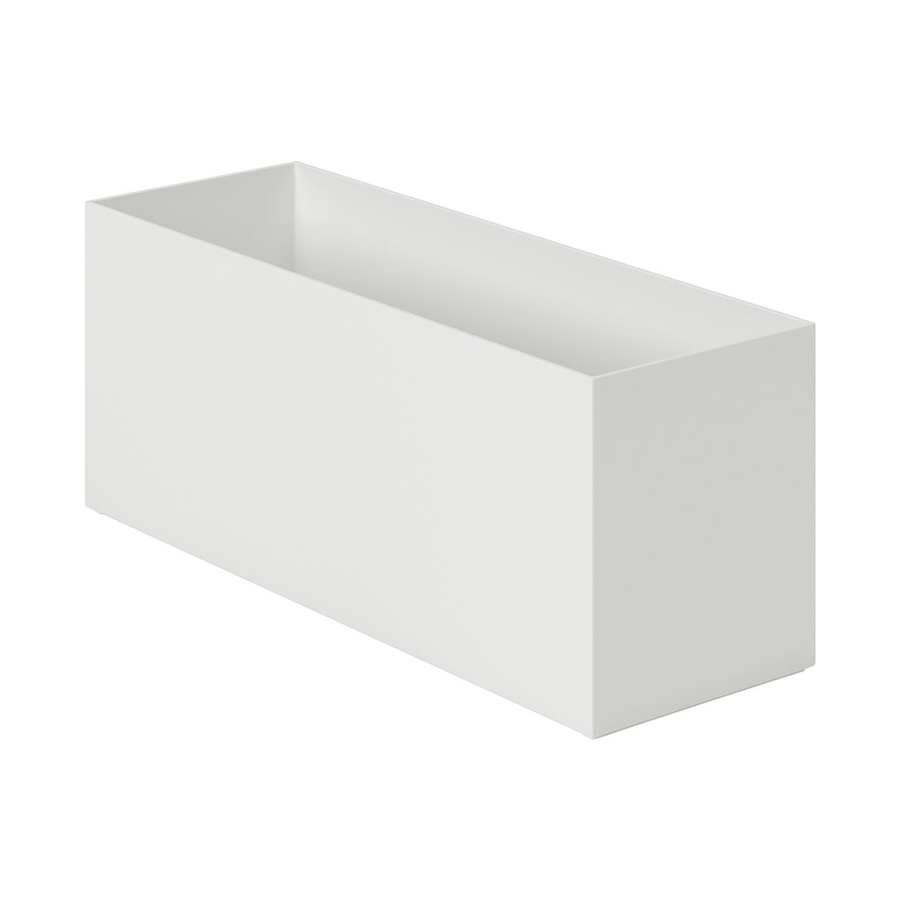 PP File Box White Grey 10x32x12cm