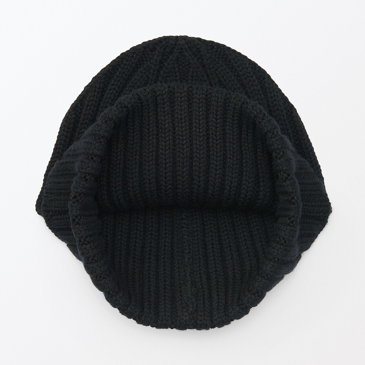 Unisex Non‐Itchy Wool Ribbed Beanie