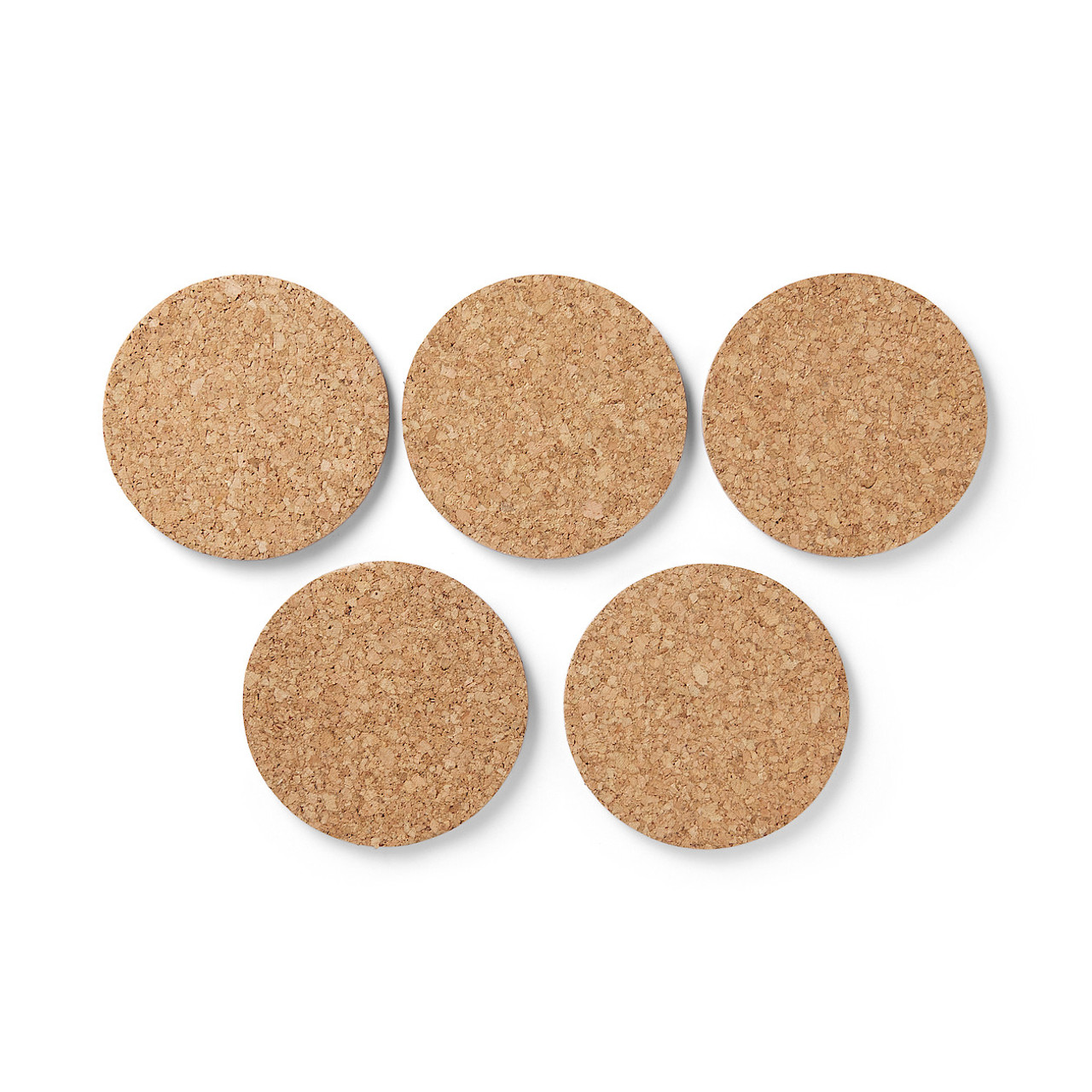 Cork Coasters Set x5