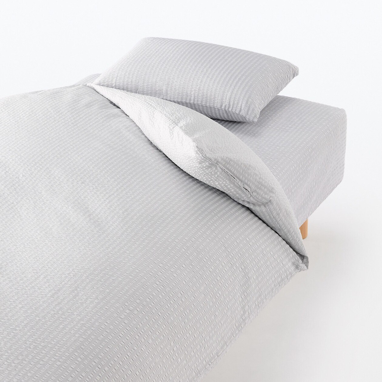 Cotton Seersucker Duvet Cover ‐ Queen