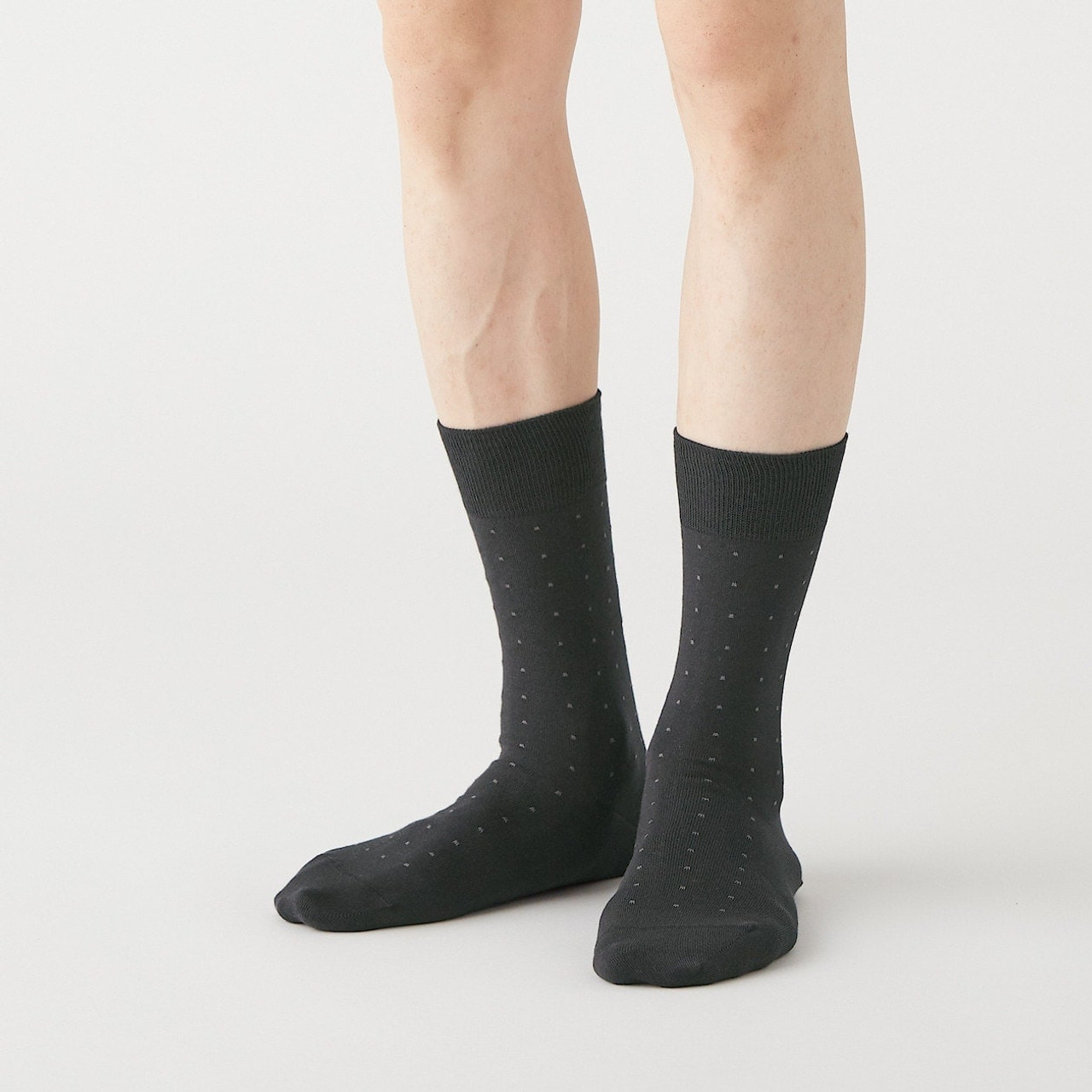 Men's Right Angle Business Socks Dot Pattern 19652