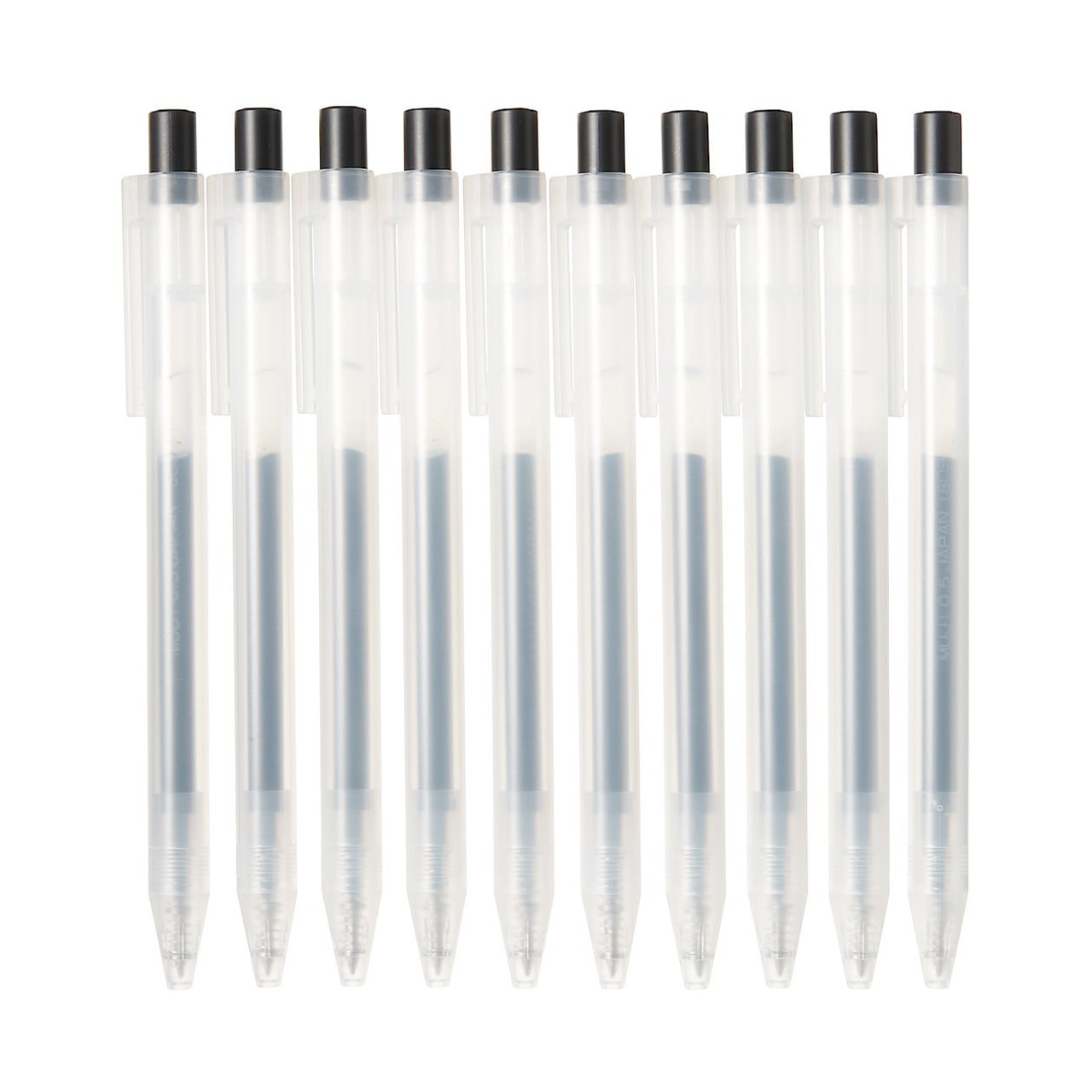 Smooth Retractable Ballpoint Gel Pens ‐ Pack of 10 ‐ 0.5 mm