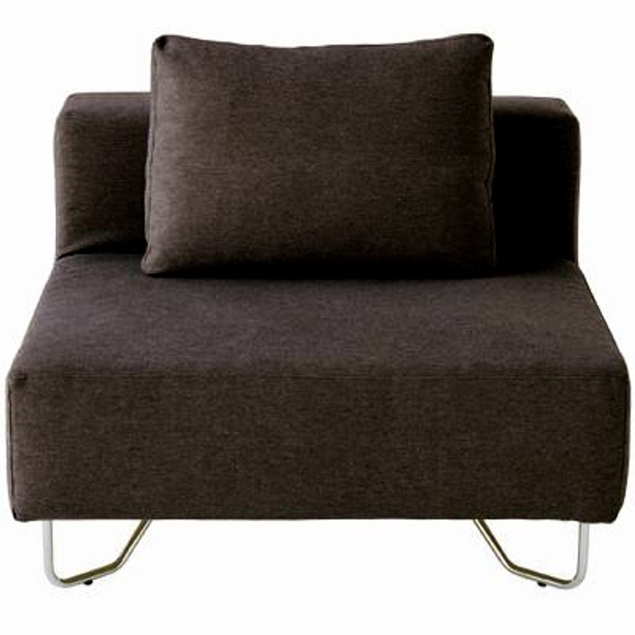 Unit Sofa ‐ Single ‐ Black/Brown