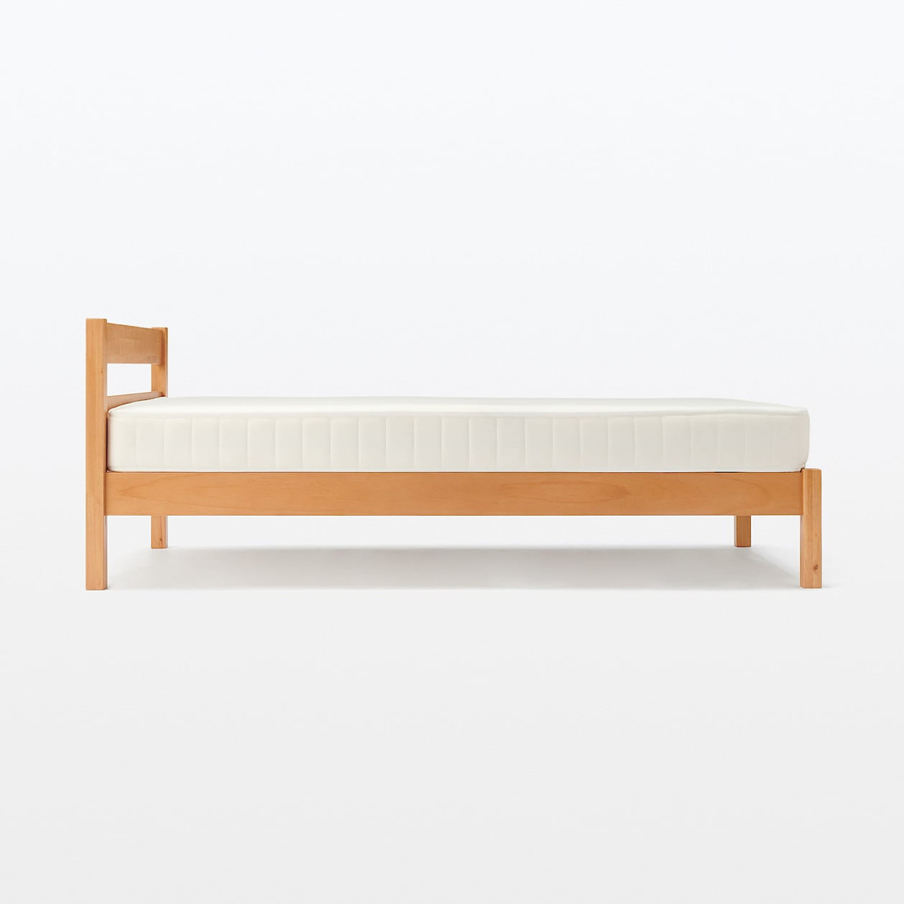 Rubberwood Veneer Bed Large Double