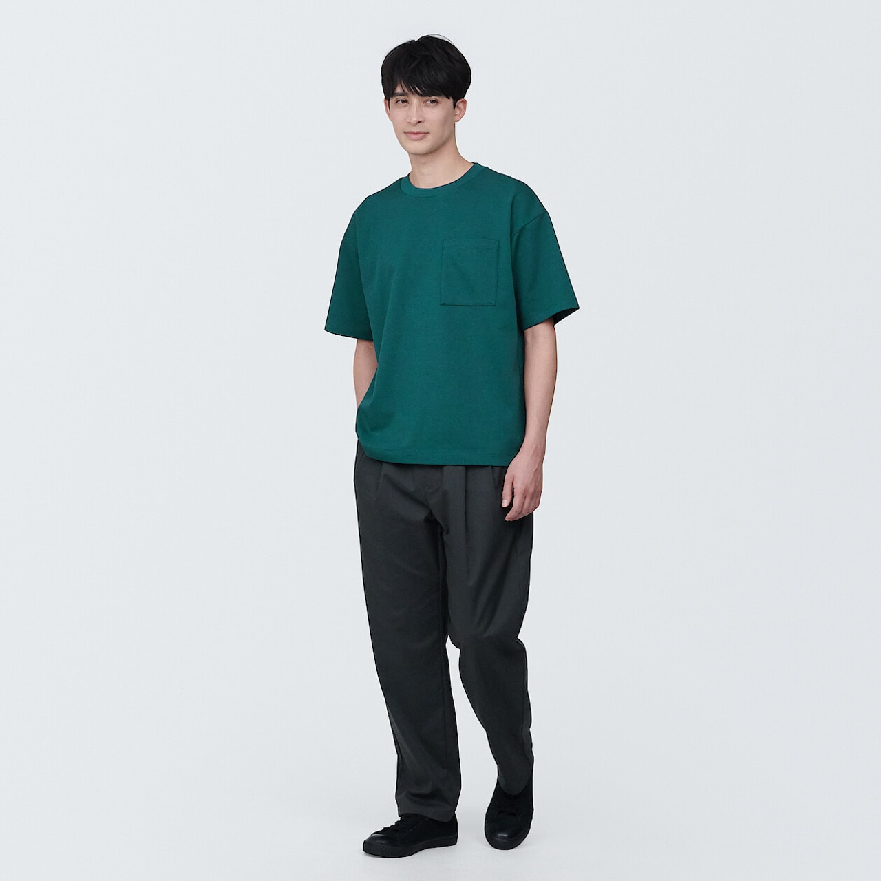 Men's Cool Touch Relaxed Fit Pocket T‐shirt.