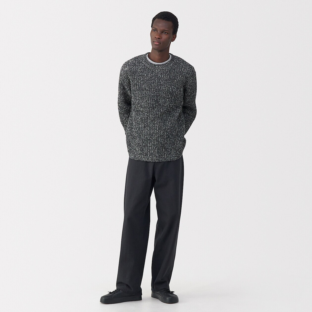 Men's Cotton Chunky Knit Jumper