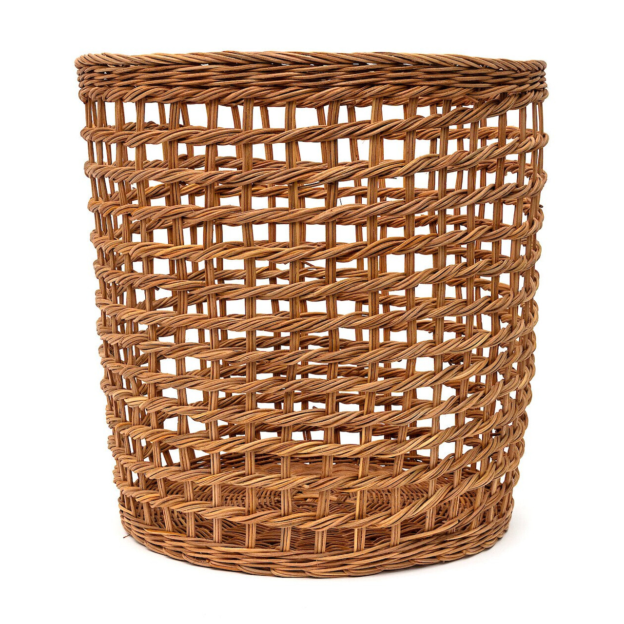 Rattan Open Weave Basket‐ Round Large