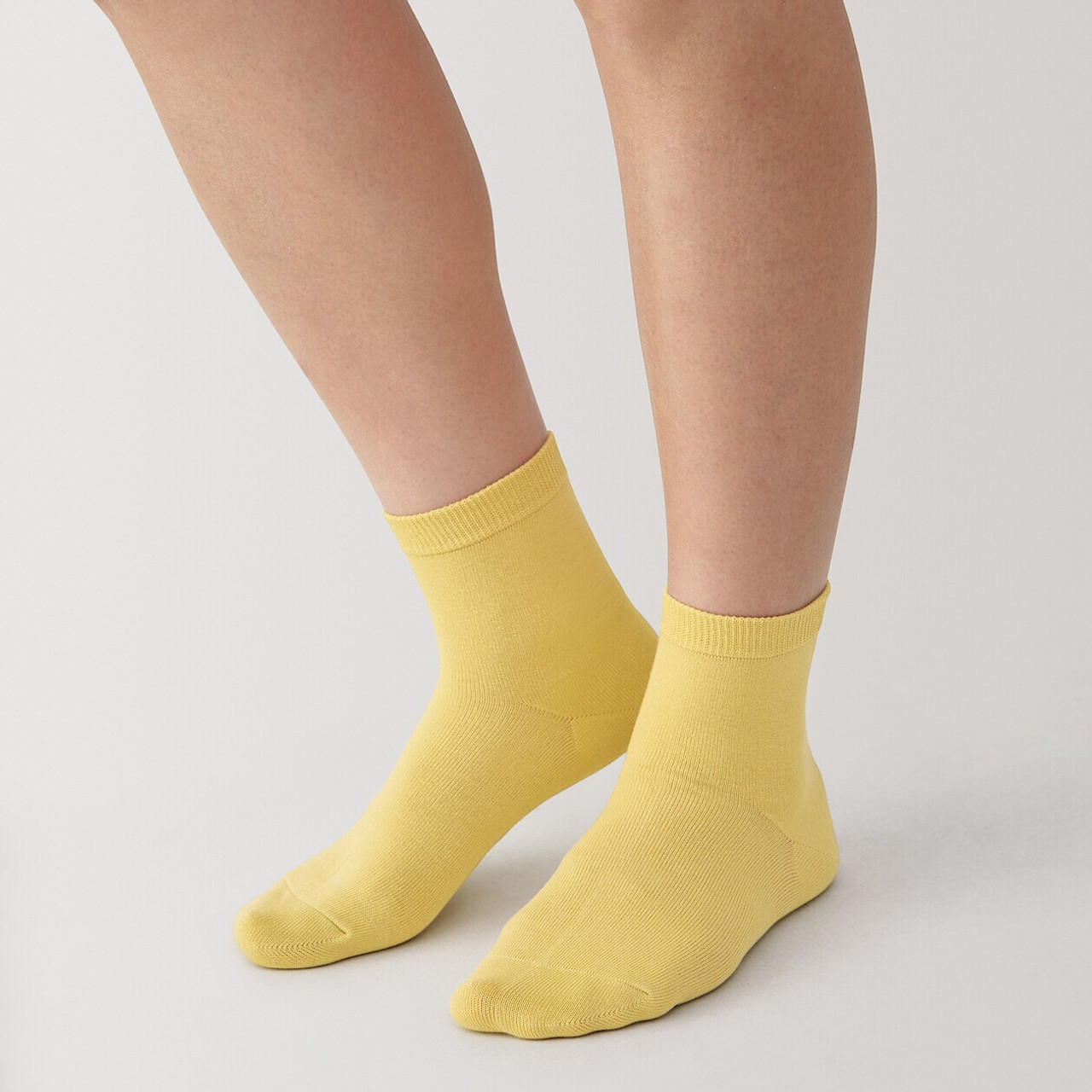 Women's Right Angle Top Loose 3 Layer Short Socks