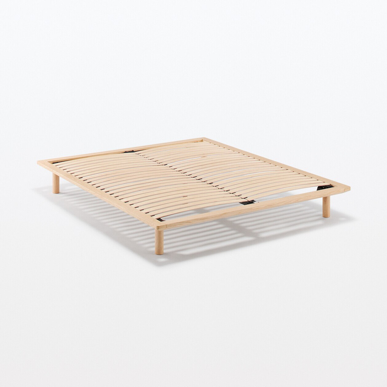 Platform Bed Frame Oak Large Double