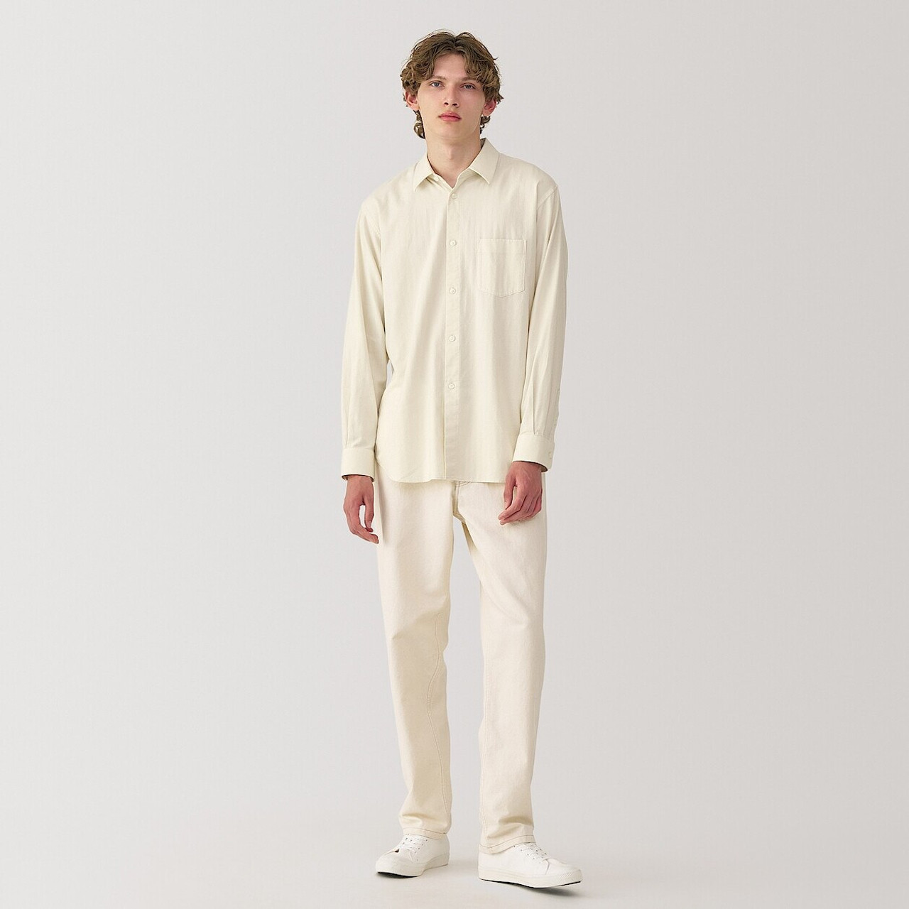 Men`s Brushed Cotton Twill Shirt