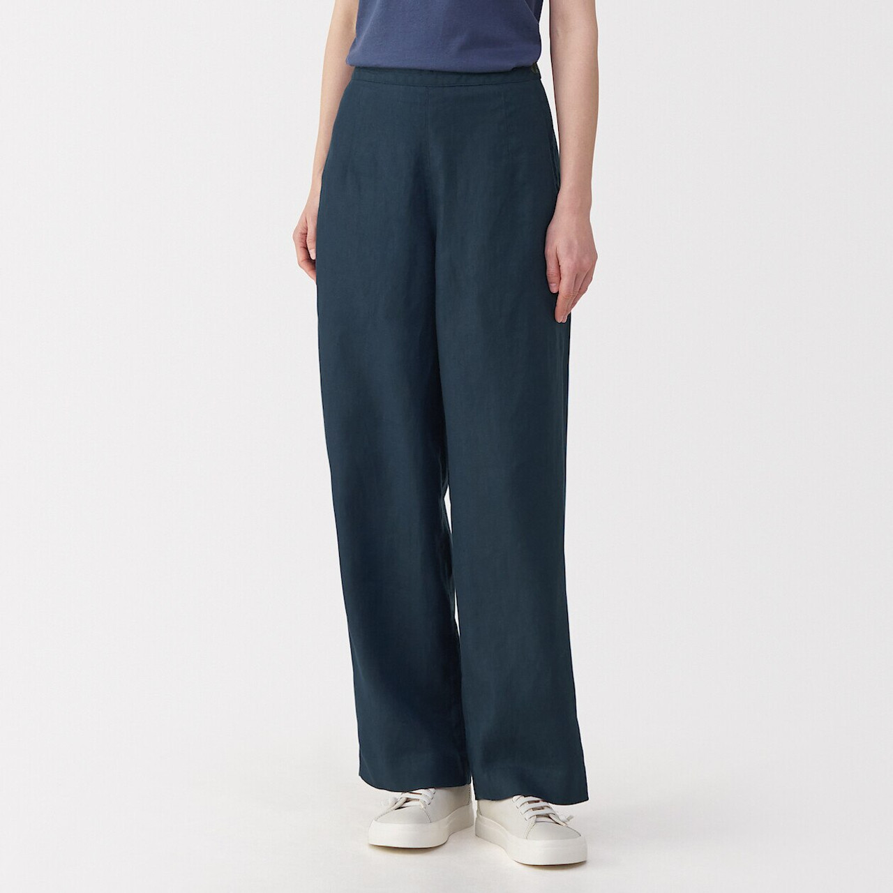 Women's Linen Wide Leg Trousers