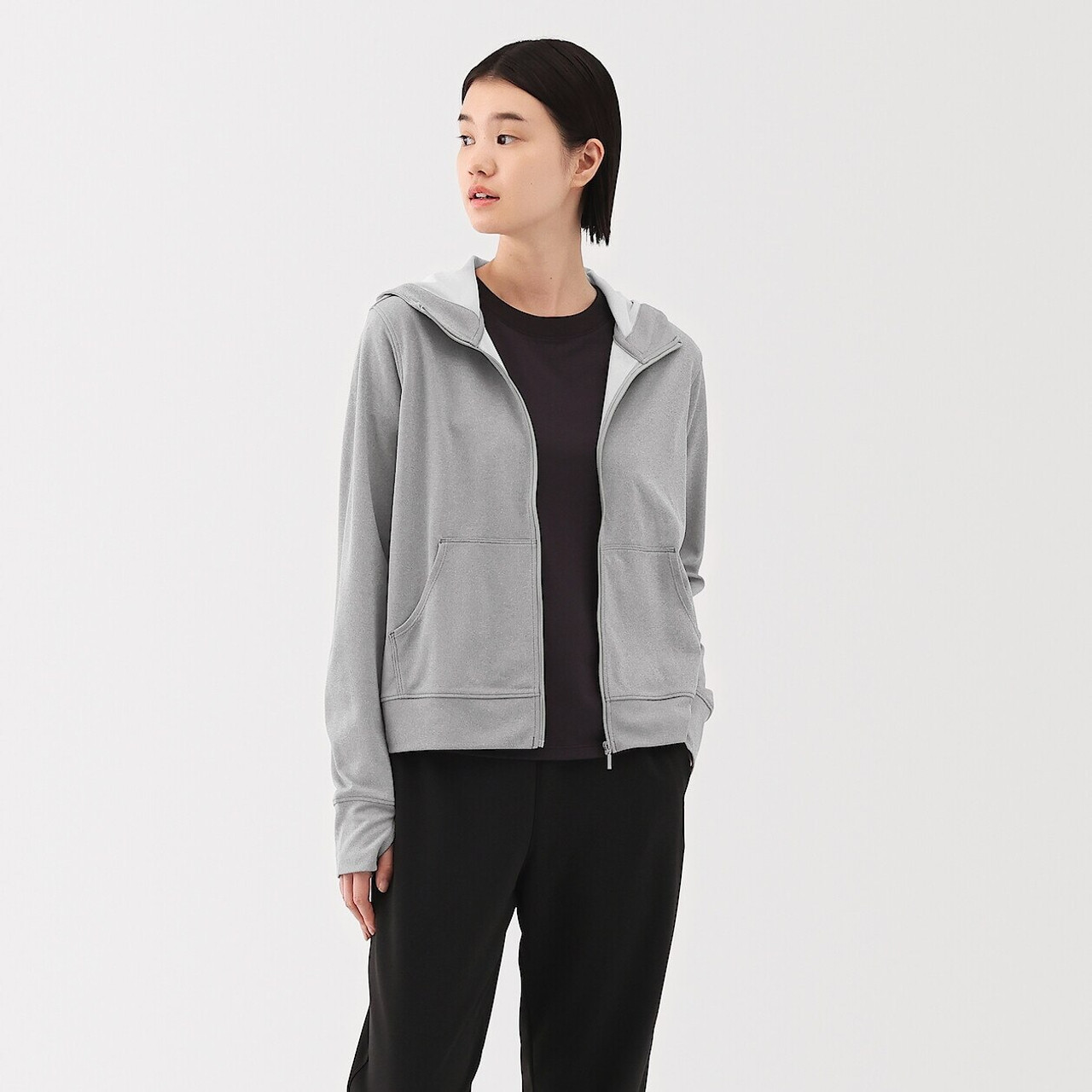 Women's Quick Dry Zip Hooded Sweatshirt