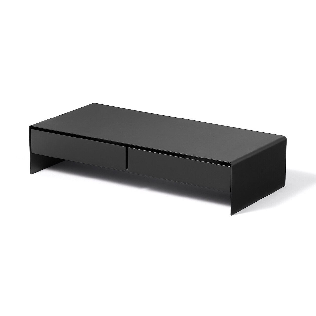 Steel Monitor Stand with Drawer ‐ Wide