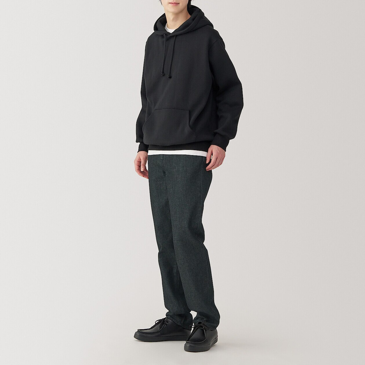 Men's Kapok Blend Straight Leg Jeans‐ Black