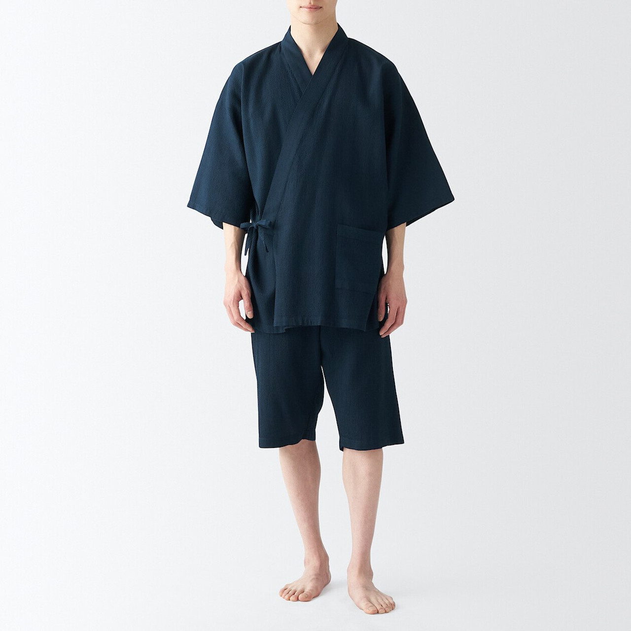 Unisex Lyocell Blend Waffle Jinbei.