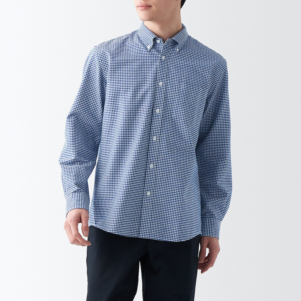 Men's Washed Oxford Button Down Shirt 23S