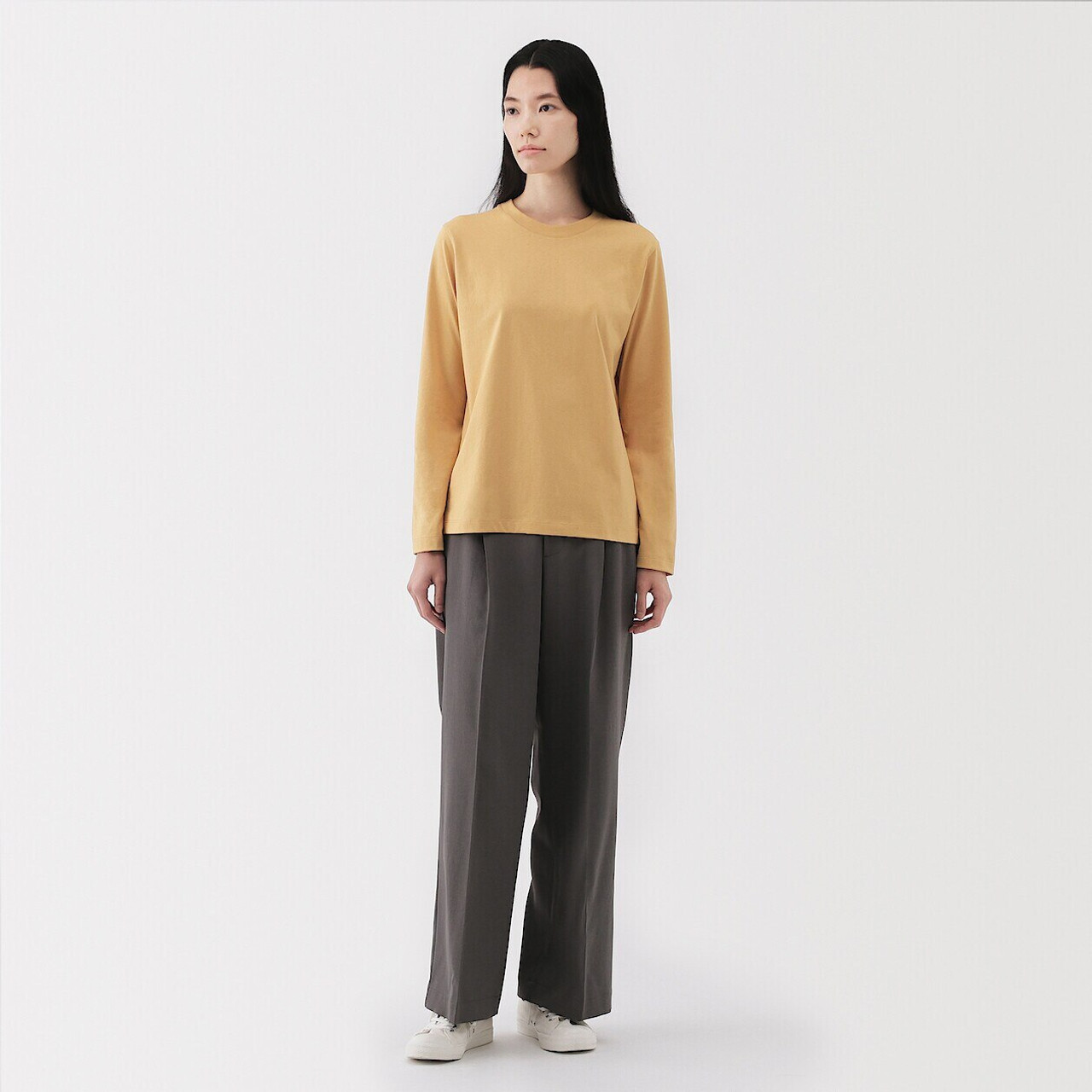 Women's Cotton Blend Long Sleeve T‐shirt