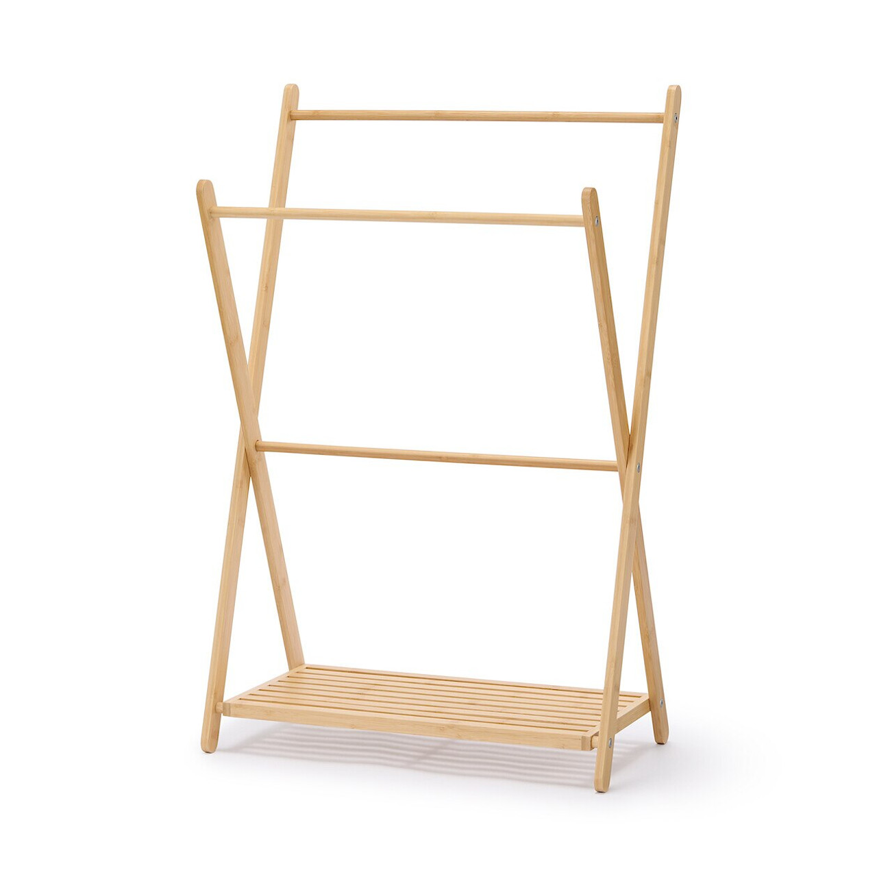 Bamboo Freestanding Towel Rail