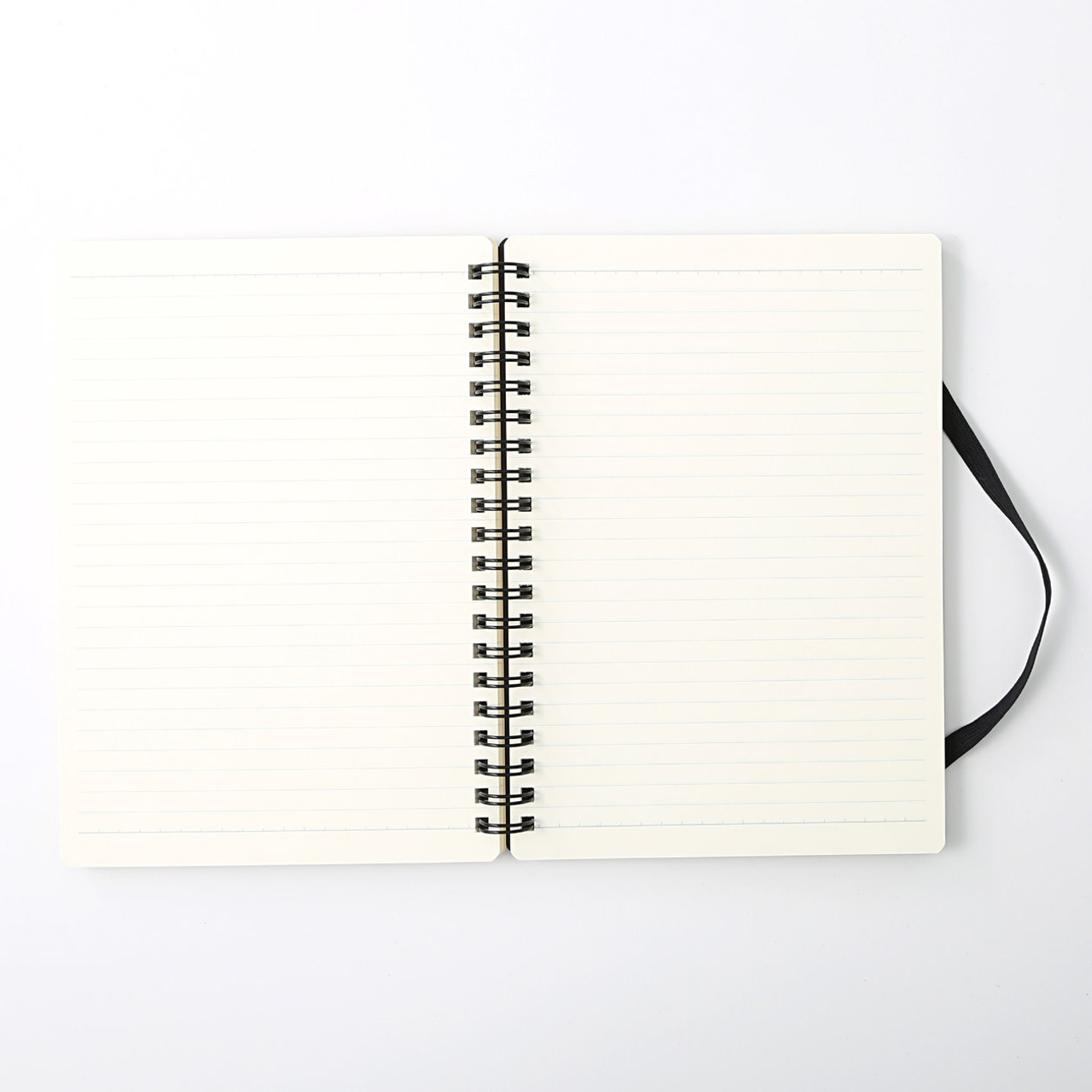High Quality Paper Double Ring Notebook with Rubberband10258
