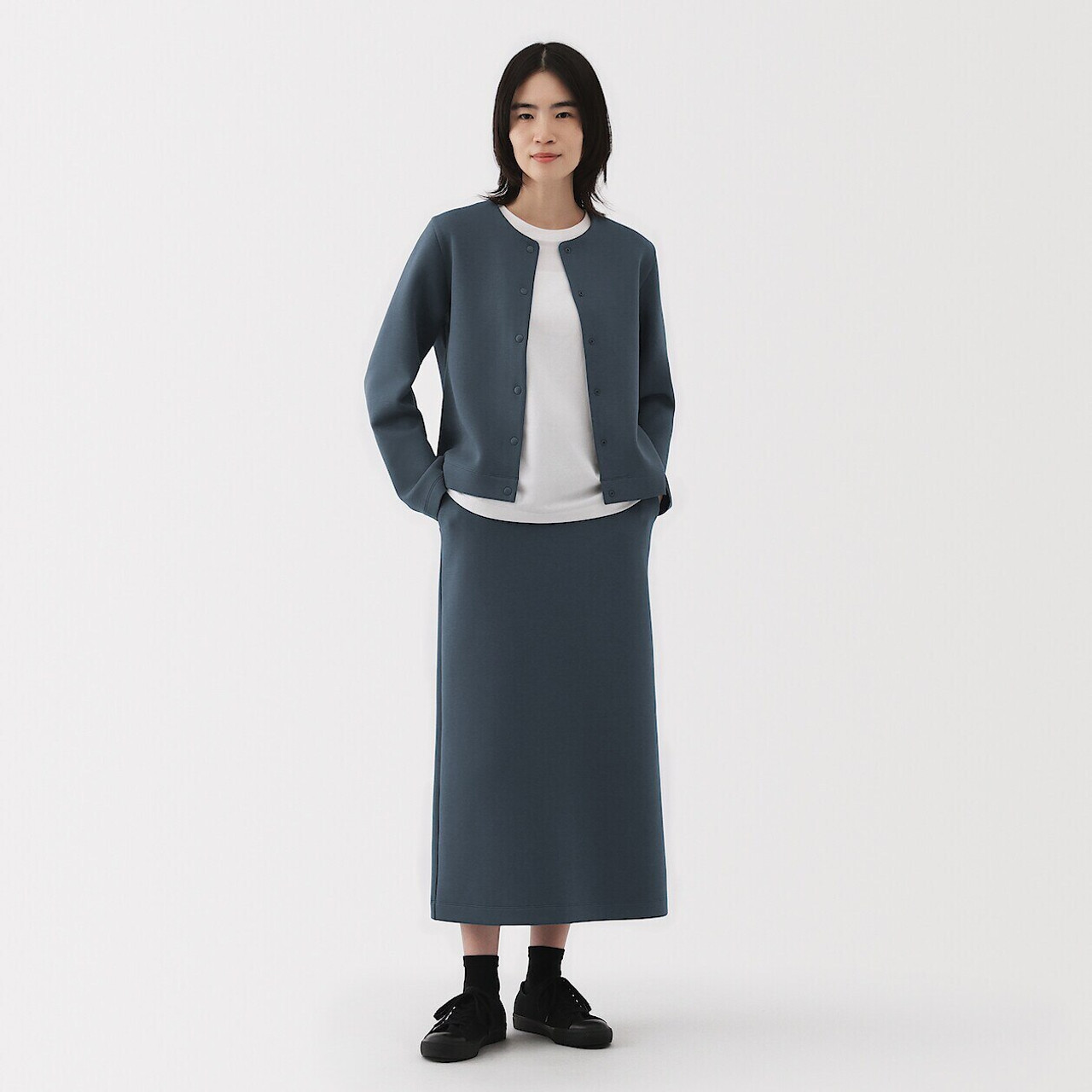 Women's Cotton Blend Pencil Skirt