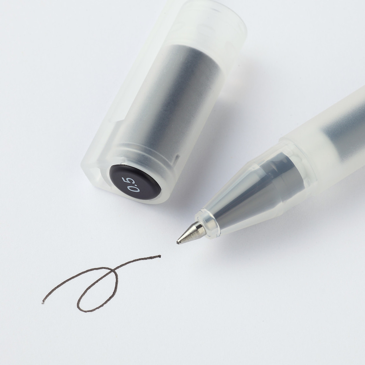 Gel Pens with Cap ‐ Set of 10 ‐ 0.5 mm