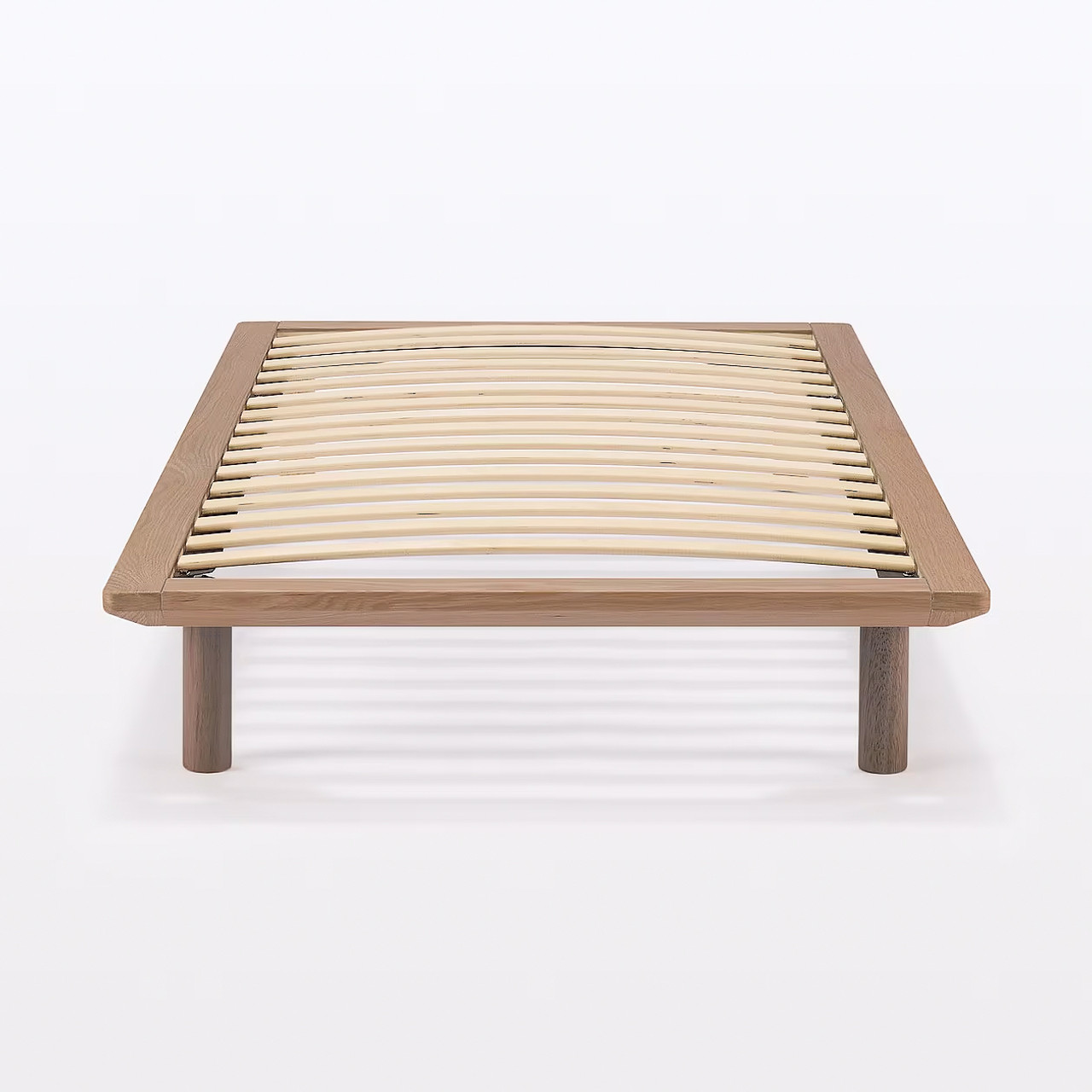 Platform Bed Walnut Main Unit Single