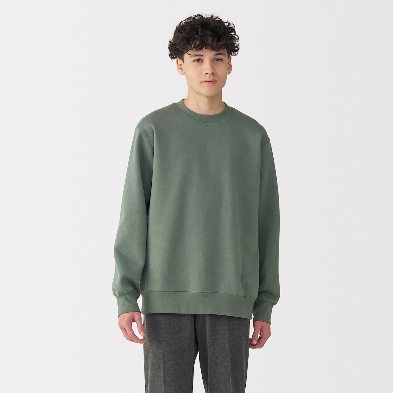 Men's Cotton Blend Crew Neck Sweatshirt