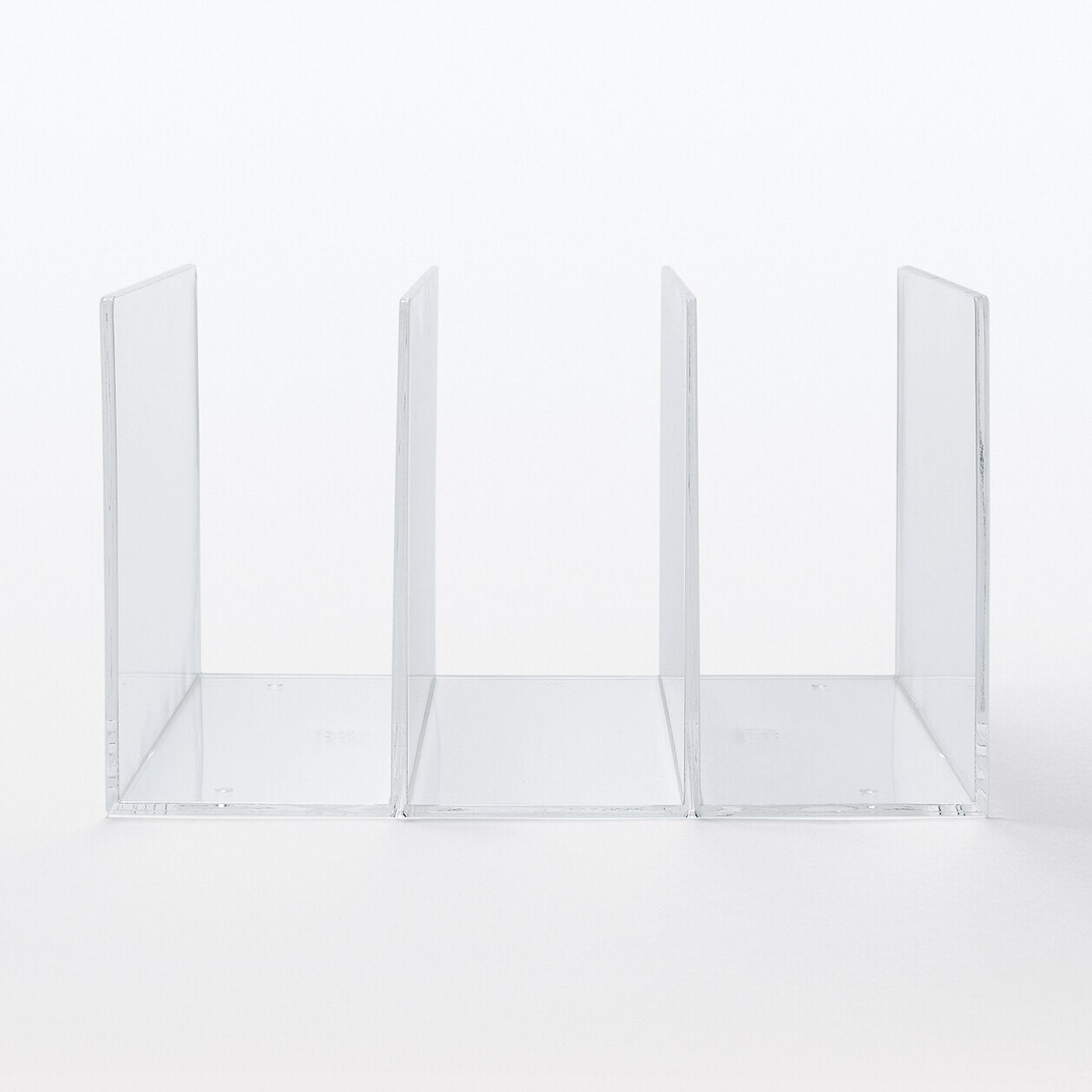 Acrylic 3 Partition Shelf ‐ L.