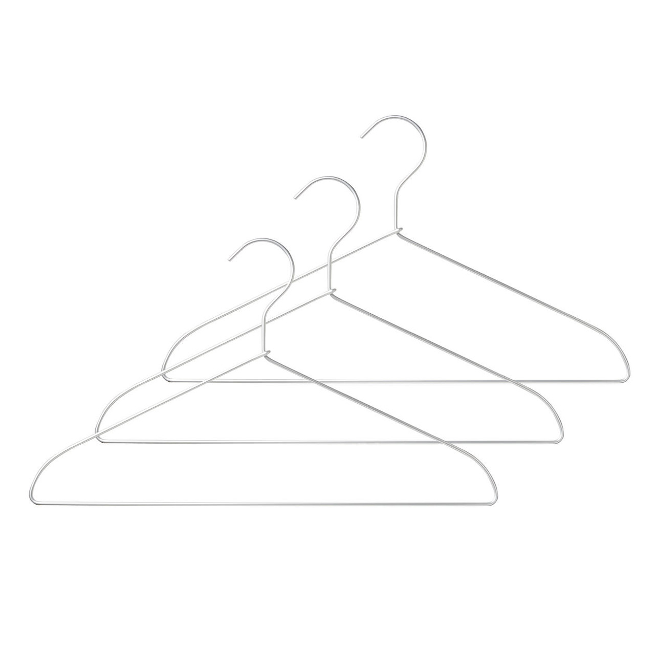 Aluminium Laundry Hangers set of 3 / 42cm
