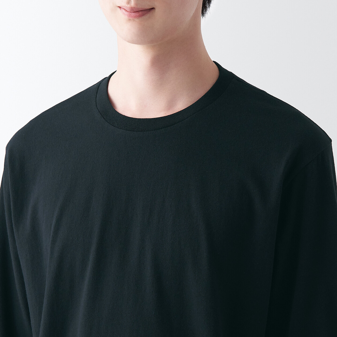Men's Washed Jersey Long Sleeve T‐shirt..