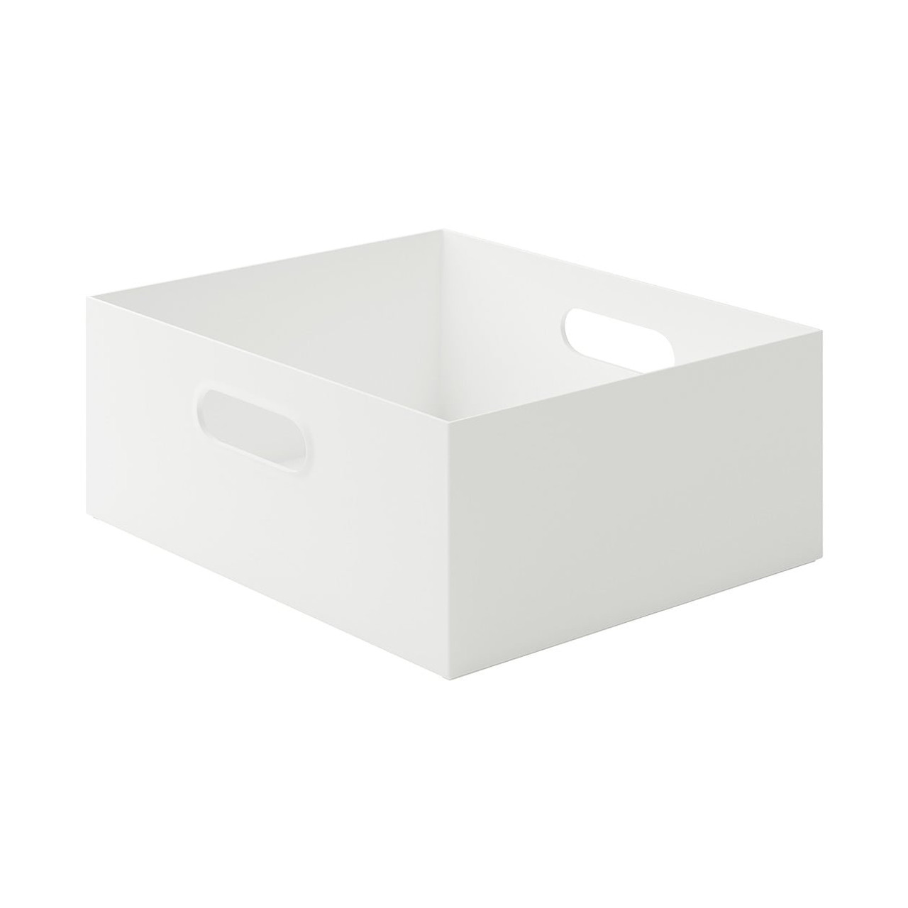 PP File Box White Grey 25x32x12cm