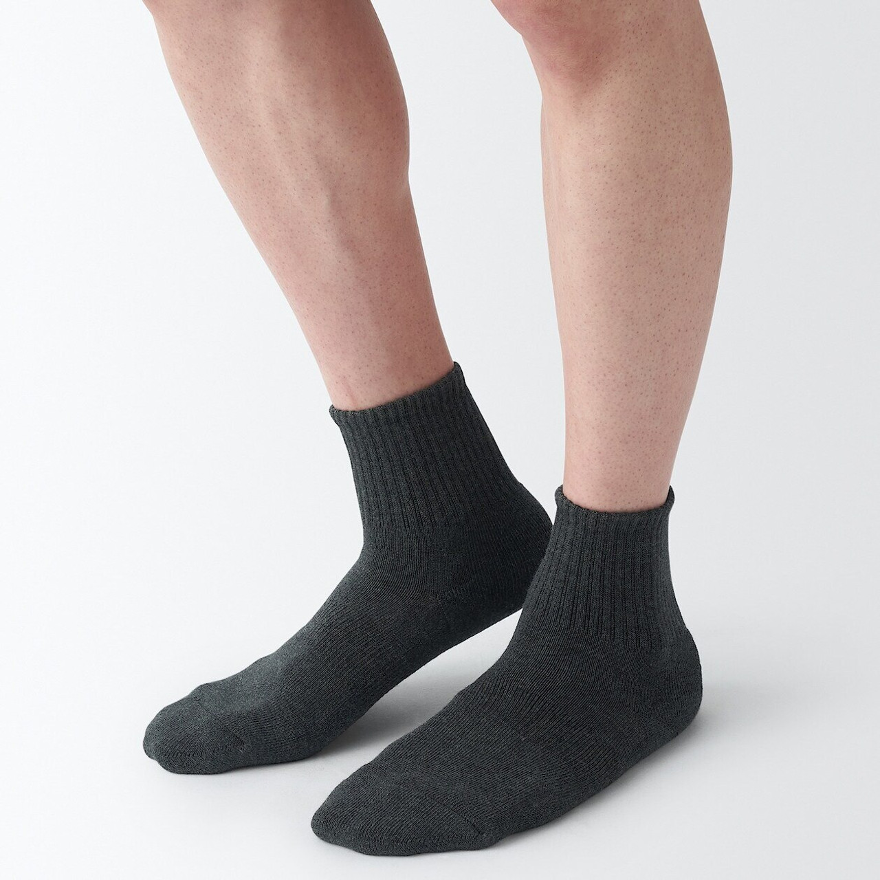Men's Right Angle Plush Short Socks.